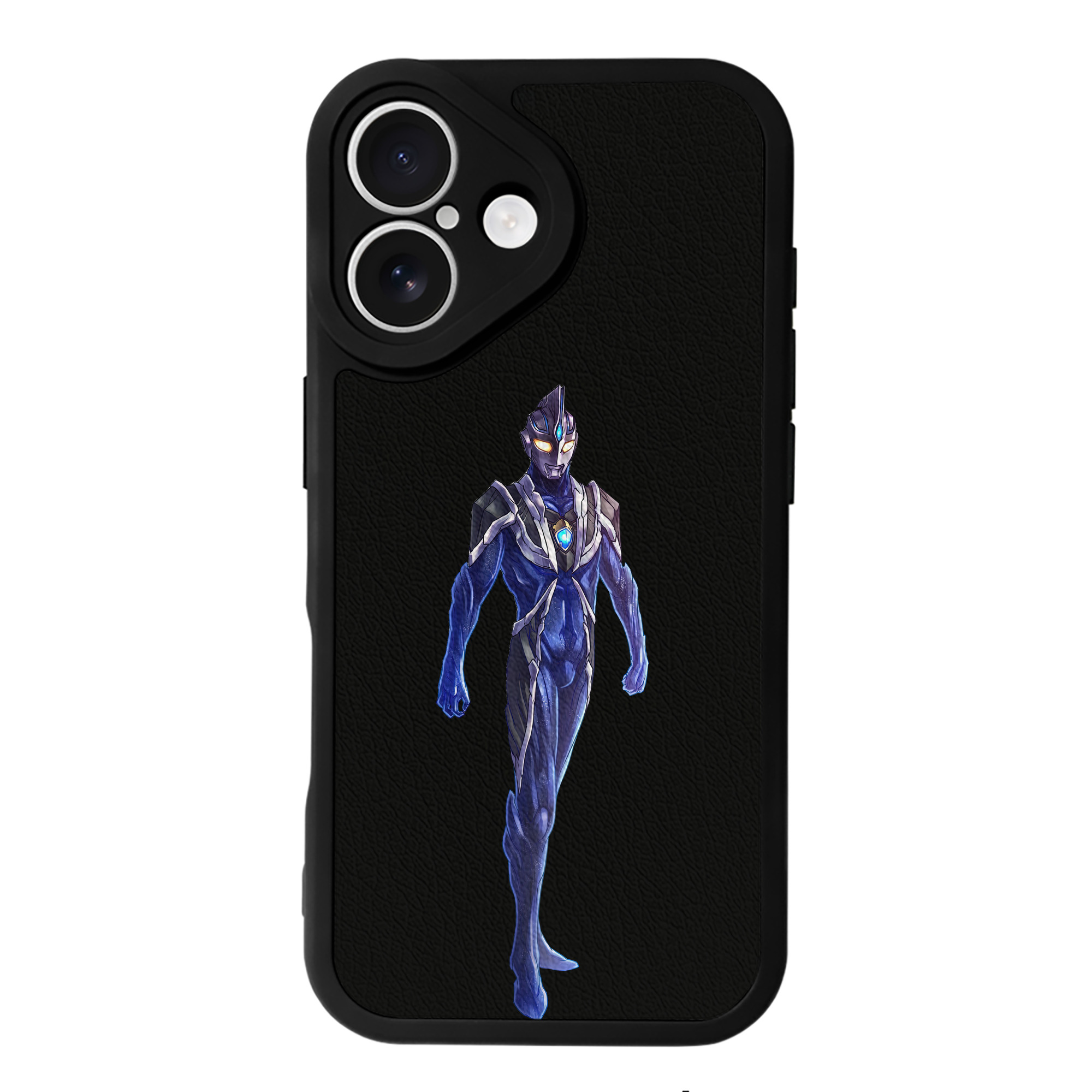 （画像用） ウルトラマン Ultraman 【iPhone 16シリーズ対応】シリコンスマホケース（レザー調） 材質：シリコン